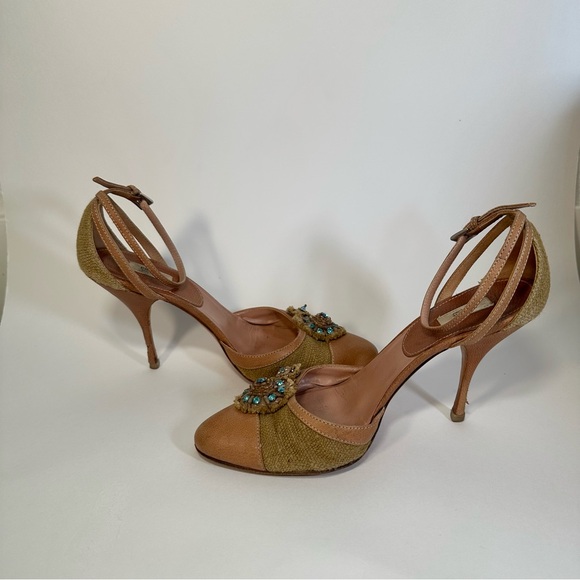 Prada D’Orsay Crystal Pumps - Picture 6 of 12